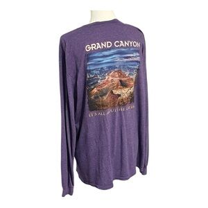 Grand Canyon Purple Long Sleeve Men's Shirt